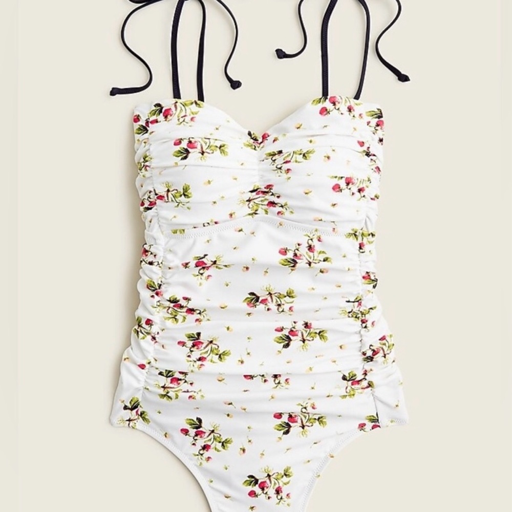 J. Crew Floral Swimsuit